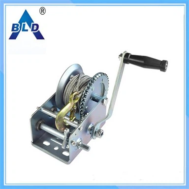 2500lbs Hand Gear Winch for Boat