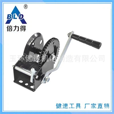 Bld Brand Manual Hand Crank Boat Winch 1200lbs(lbs) Air Frame Lifting Tool Winch Galvanized Winch