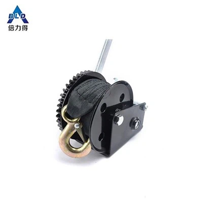 BLD BRAND Manufacturer Webbing Winch Yacht Trailer Winch Fiber Rope Fabric Winch KW1200