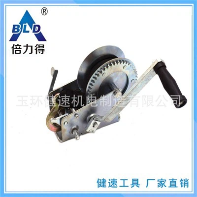 Bld Quick-Handle Quick-Removal Handle Manual Winch With Webbing 3000 Lbs.
